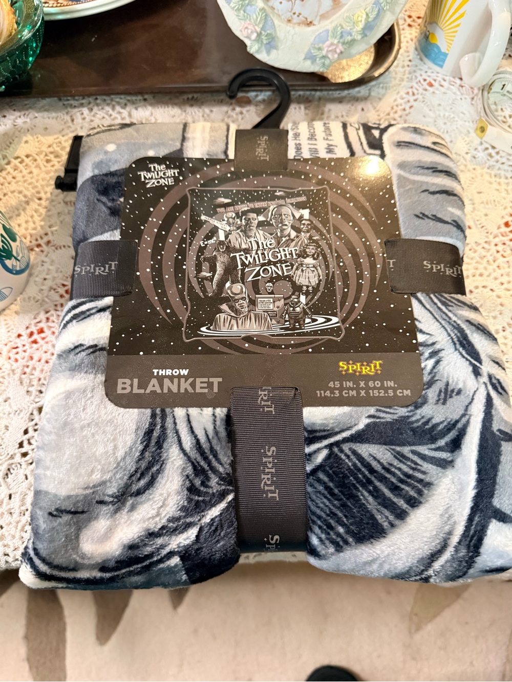 Twilight Zone Icons Fleece Throw Blanket NWT